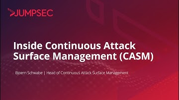 JUMPSEC Inside Continuous Attack Surface Management