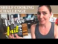 Shelf Cooking | Budget Pantry Freezer Challenge | Week of DInners | Did we fail??