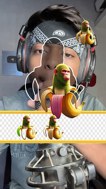 Chimpanzeeni Bananini Viral Tik Tok Filter #brainrot #tutorial