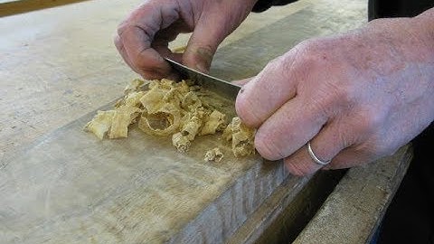 How to get a card scraper really sharp.