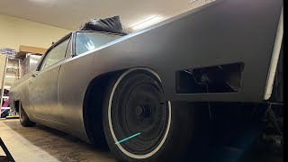 DIY Cash's Candy Classics Air Ride Kit with Shock Relocation Kit install on my 1967 Cadillac