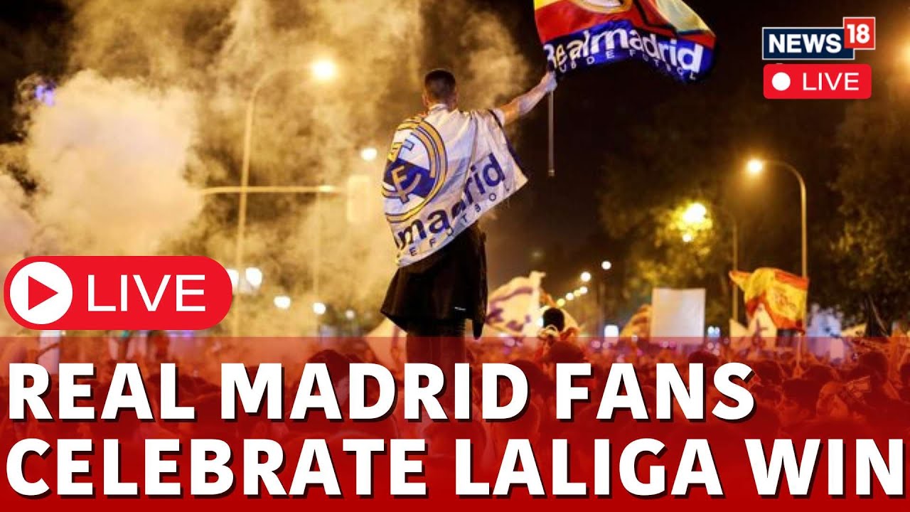 La Liga Live | Real Madrid Fans Reaction | 36th La Liga | Real Madrid Players | Central Madrid |N18L