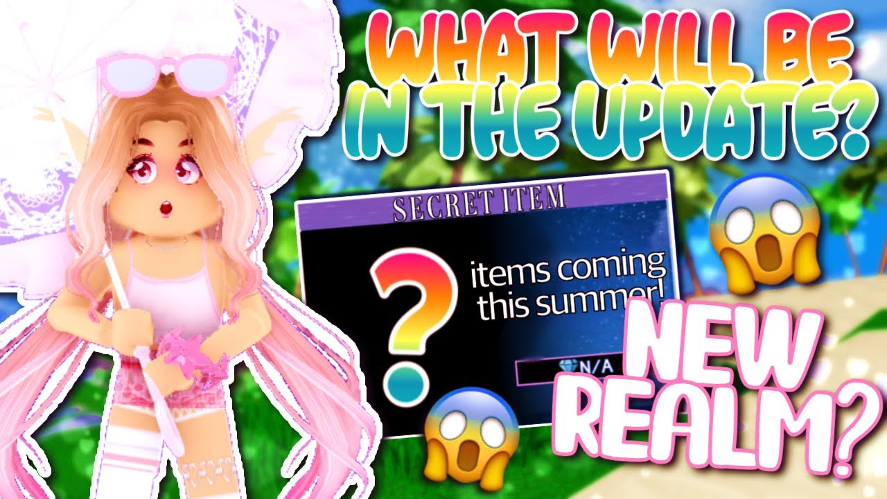 What To Expect For The New Summer Update In Royale High Roblox Royale High Tea Spill Youtube - roblox royale high new update