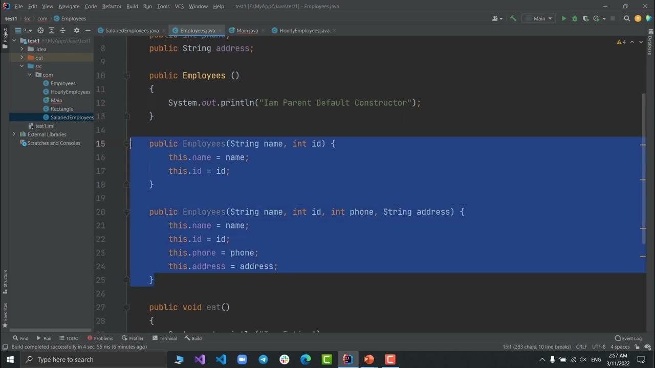 Inheritance Part 2 - Lec 29 - Java Programming - YouTube