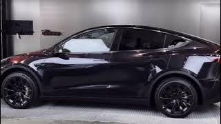CAXVINYL Factory Direct PET Liner Fantastic Black Cherry Car Wrap Install Case