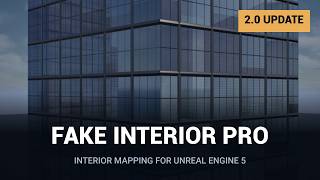 1000 Windows, 0 Extra Triangles β Interior Mapping Shader for Unreal Engine 5
