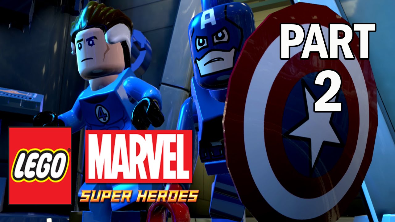 Lego Marvel Super Walkthrough Part 2 Captain America - PS4 Gameplay - YouTube