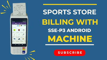 Sports Store Billing Machine | Touch + Keypad POS Solution | Shree Shyam Handheld #sports #Store