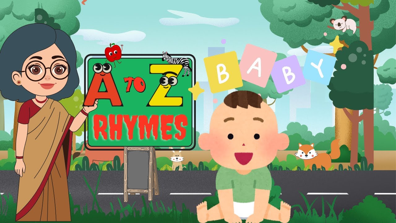 A to Z Baby Rhymes | Learn Alphabet with Fun | ABC Rhymes for Kids ...