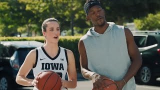 State Farm Shoot Caitlin Clark, Jimmy Butler 2024 Commercial