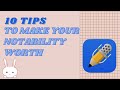 10 TIPS To Make Your Notability Worth [Study with Rabbie #2]