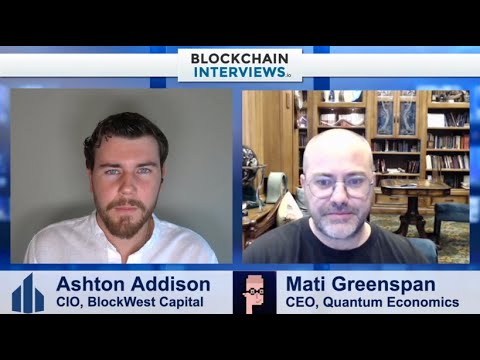 Mati Greenspan, CEO of Quantum Economics on Crypto Markets | Blockchain Interviews Episode cover