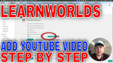 ✅  How To Add Youtube Video To LearnWorlds Course🔴