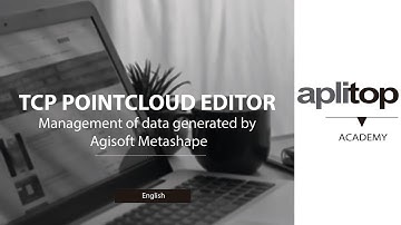 Tcp PointCloud Editor | How to manage data generated by Agisoft Metashape