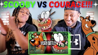 Death Battle! 'ScoobyDoo VS Courage the Cowardly Dog' REACTION!!