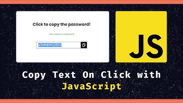 Copy Text on Button Click | JavaScript Tutorial | Easy Steps