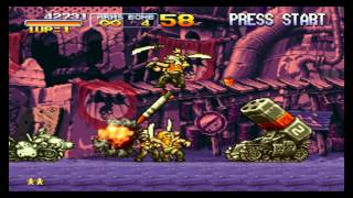 Metal Slug X PSX mission 1 Eri