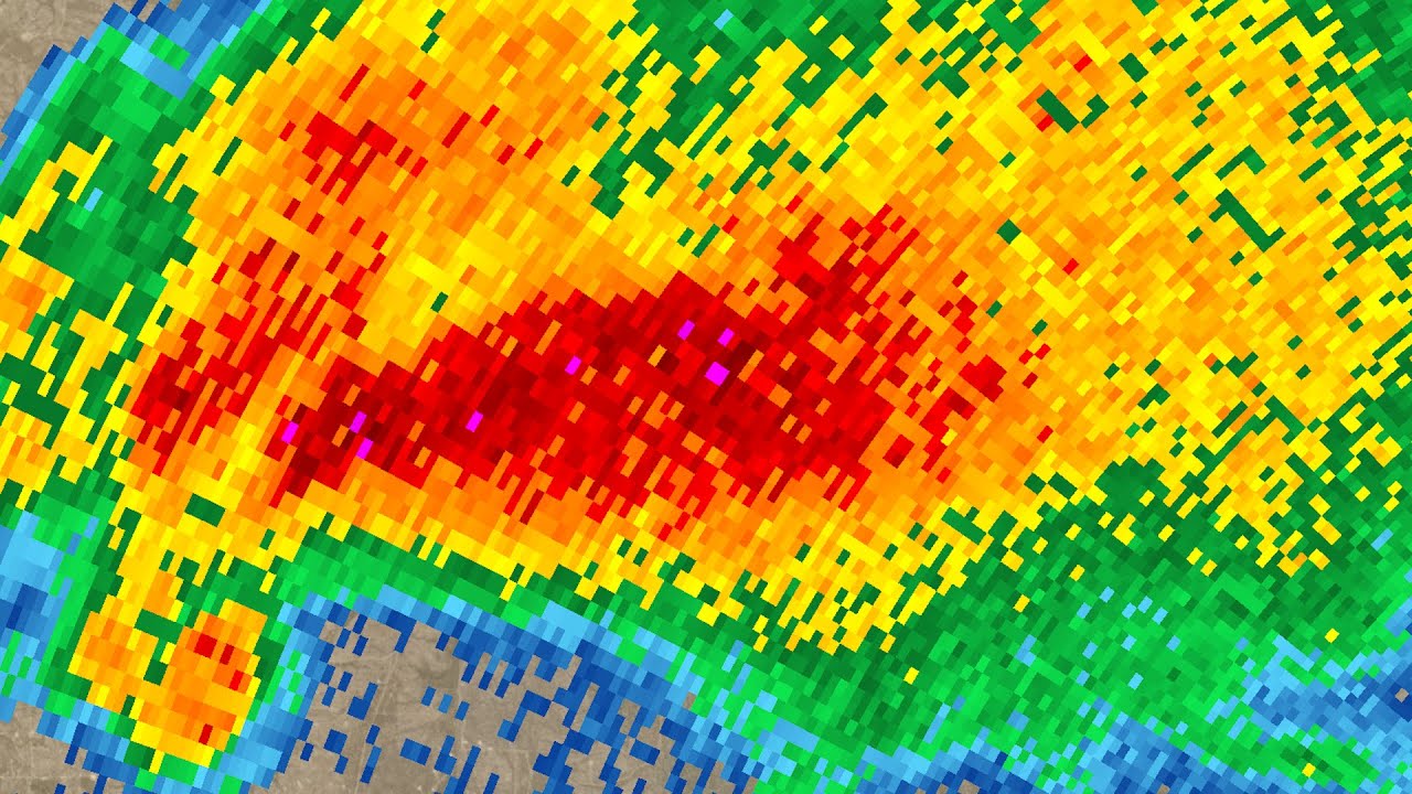 2024 Sterling City, Texas Supercell Radar Loop - YouTube
