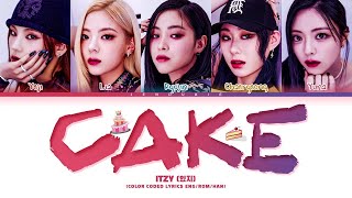 ITZY 'CAKE' Lyrics (있지 CAKE 가사) (Color Coded Lyrics)