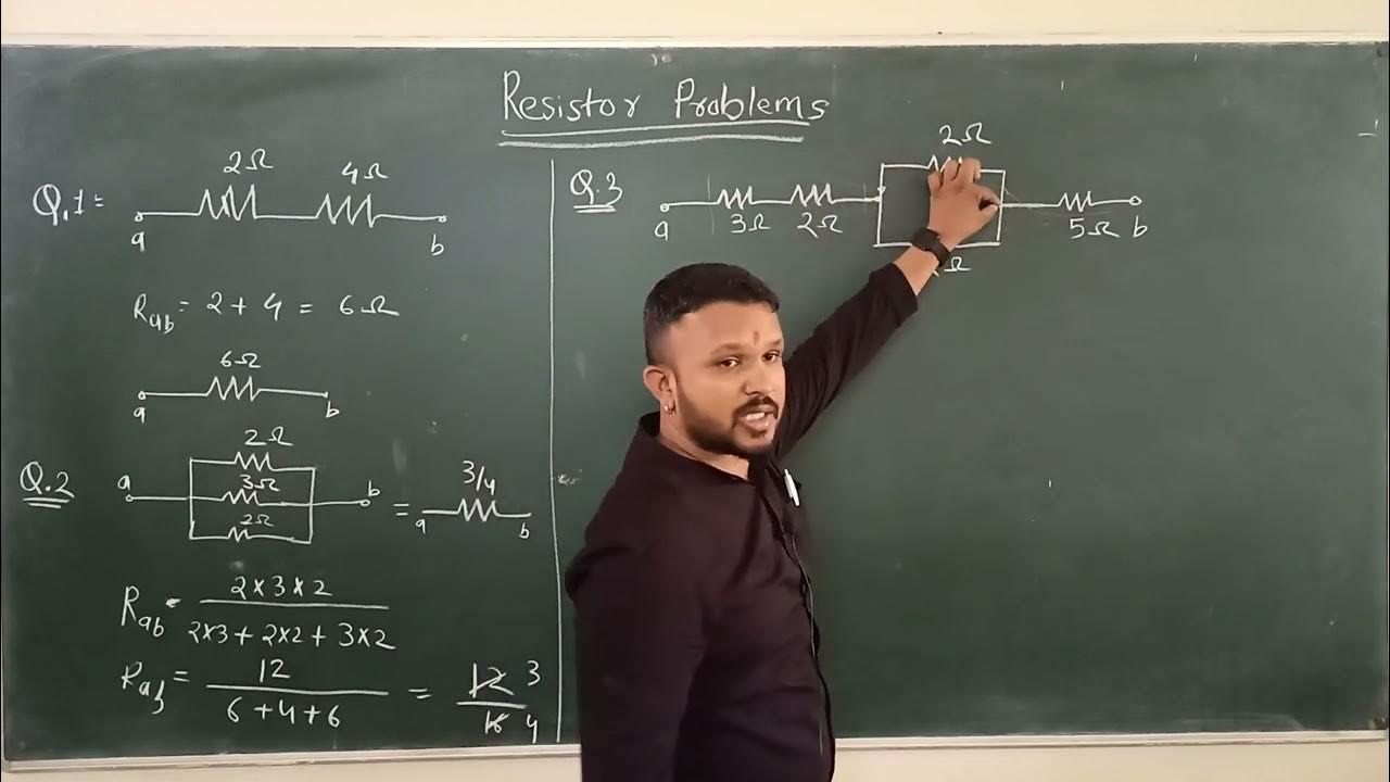 How to solve resistor problems resistor simplification part 1 YouTube