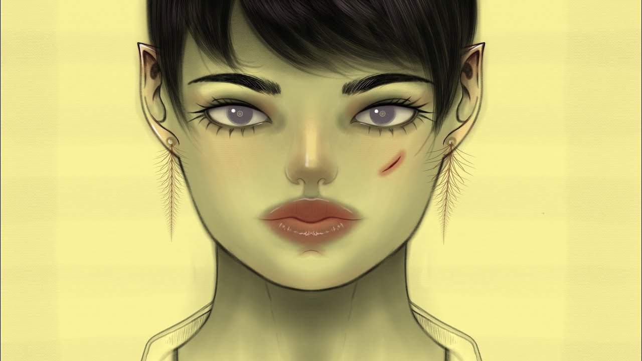 Speed Paint (Zombie girl) YouTube