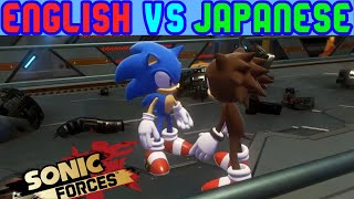 Sonic Forces Cutscene Comparison Oc Meets Sonic English Vs Japanese