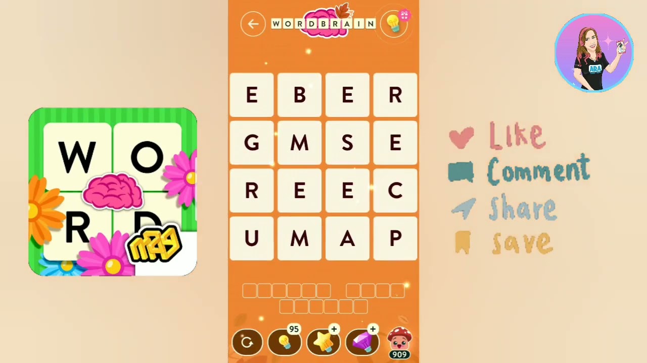 WordBrain - Fall Event September 21, 2022 Part 1 Solution