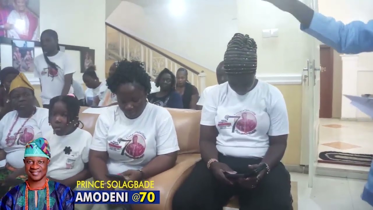 PRINCE SOLAGBADE AMODENI @ 70 (PRAYER & THANKSGIVING SERVICE)