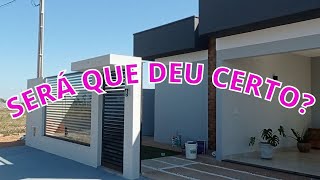 Pintura muro da fachada + pintura da calçada (parte 2)