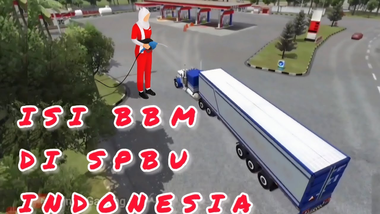 TRAILER AMERIKA ISI BBM DI SPBU INDONESIA, BAGAIMANA KESAN SOPIRNYA?