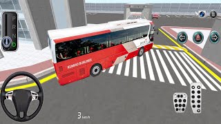 New Kumho Buslines Bus - Stuck In underground Parking Garage - 3D Driving Class - Android Gameplay screenshot 4