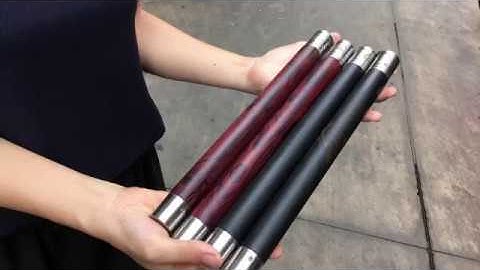 Côn nhị khúc gỗ Mun Sừng và Trắc Dây thương hiệu Trần Long|ConNhiKhuc.vn|Hotline 0933440474