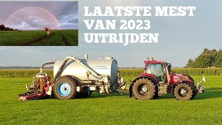 Spreading manure for the LAST TIME in 2023 | Farmer Gerrit vlogs
