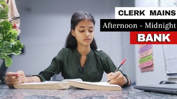 5:08AM : SBI CLERK MAINS + RRB PO PRE | A full day routine | #ibpsclerkexam #sbiclerkmainsexam