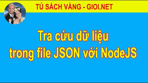 Tra cứu dữ liệu trong file JSON với NodeJS | Tủ Sách Vàng
