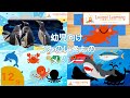 【うみのいきもの クイズメドレー】海の生き物なーんだ？１赤ちゃん 笑う 泣き止む 子供が喜ぶ 知育動画 　Seaanimals quiz Animation