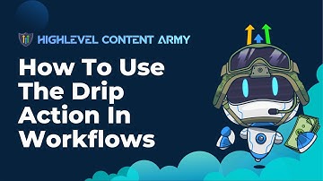 How To Use The Drip Action In Workflows
