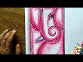 Lord ganesha fine art drawing  holy drawing