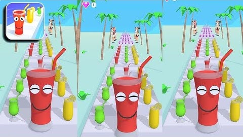 Juice Run Max Level - All Levels Gameplay (iOS & Android) Walkthrough Part 6