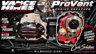 Vance & Hines ProVent Engine Breather | Harley Milwaukee-Eight Performance