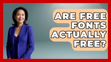 Are Free Fonts Actually Free? - Graphic Design Nerd