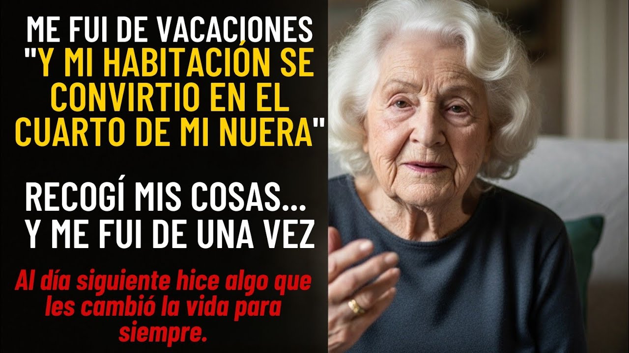 Me fui 14 días. Volví… y mi habitación ya no era mía. Entonces hice esto