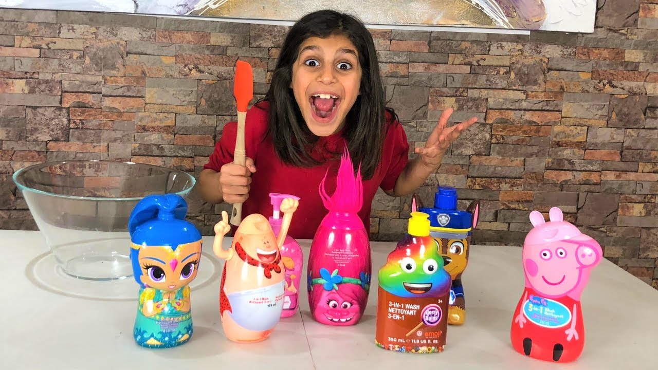 Don't Choose the wrong shampoo Slime Challenge - YouTube