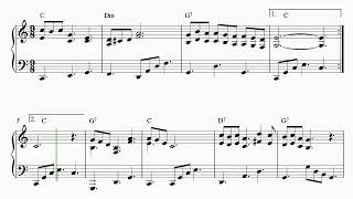 Beautiful Dreamer - Piano Sheet Music Easy Free Pdf