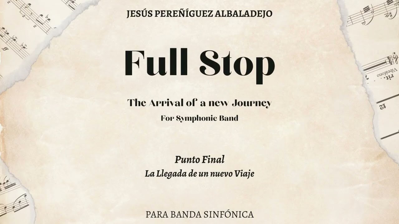 “FULL STOP”, Jesús Pereñíguez Albaladejo Medalla de bronce Global Music Awards 2025. Estreno AMB