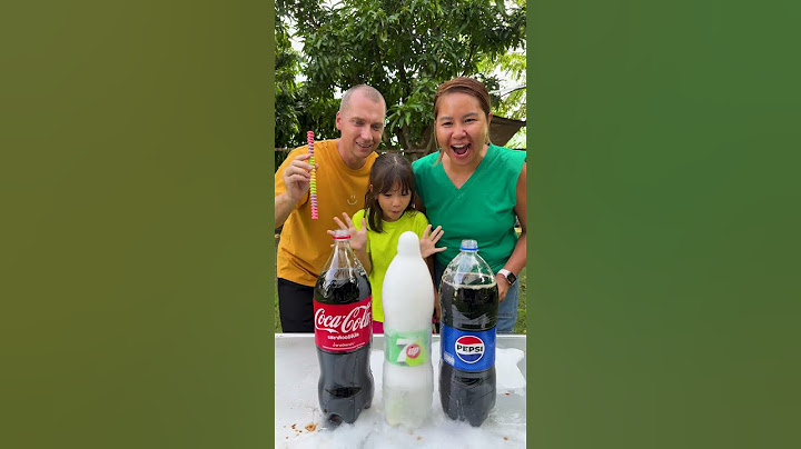 Coca Cola, 7up, Pepsi VS Mentos #shorts GamGam Family