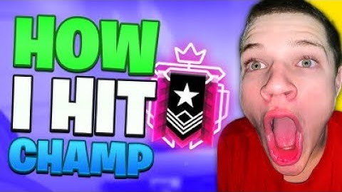 How I Hit CHAMPION in Operation Crimson Heist - Rainbow Six Siege