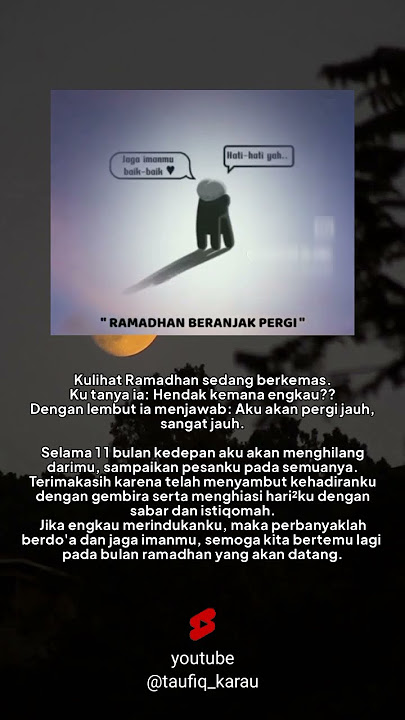 Ramadhan jangan pergi 🥺🥲 #shorts #ramadan #sadstory