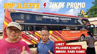 Slepeer class‼️BMP Rimbo Bujang Viral‼️Super Top Bus Mewah Line Perdana Rimbo Solo Jogja