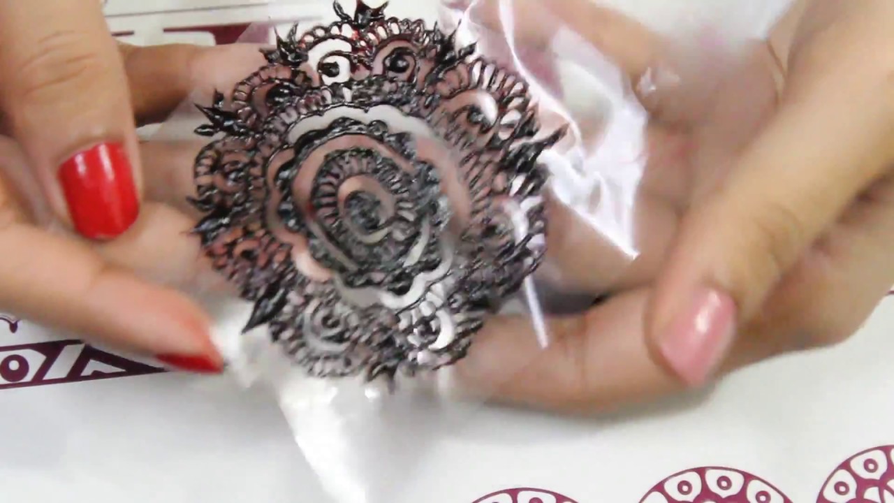 henna on tape .. for practice YouTube